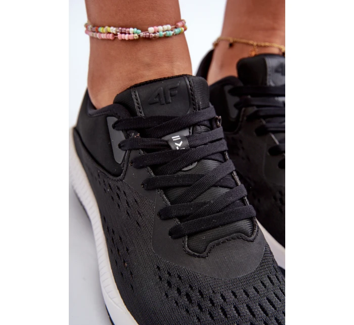 Buty Sportowe Damskie 4F 4FRSS24FSPOF056 Czarne Buty Sportowe Damskie 4F 4FRSS24FSPOF056 Czarne