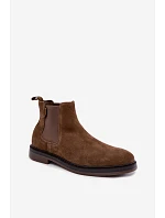 Kožené Zateplené Boty Pro Na Zip Big Star Černé model 22386501 - Big Star Shoes Kožené Zateplené Boty Pro Na Zip Big Star Černé model 22386501 - Big Star Shoes