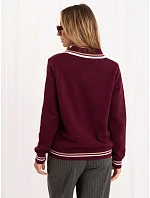Sweter PM SW model 22361678 bordowy - FPrice