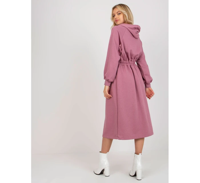 Dámske šaty RV SK 8336 tmavo ružové