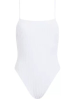 Dámske jednodielne plavky SQUARE NECK ONE PIECE KW0KW02381YCD - Calvin Klein