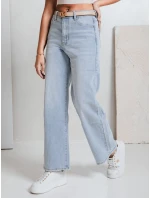 Dámske džínsové nohavice FLOWLESS blue FashionStreet UY2682