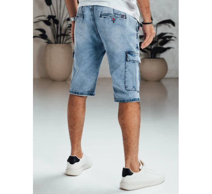 Pánske džínsové šortky modré Dstreet SX2553