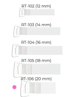 Silikonová ramínka s kovovým  RT 106 model 20705985 - Julimex