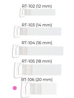 Silikonová ramínka s kovovým  RT 106 model 20705985 - Julimex
