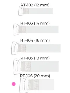 Silikonová ramínka s kovovým  RT 106 model 20705985 - Julimex