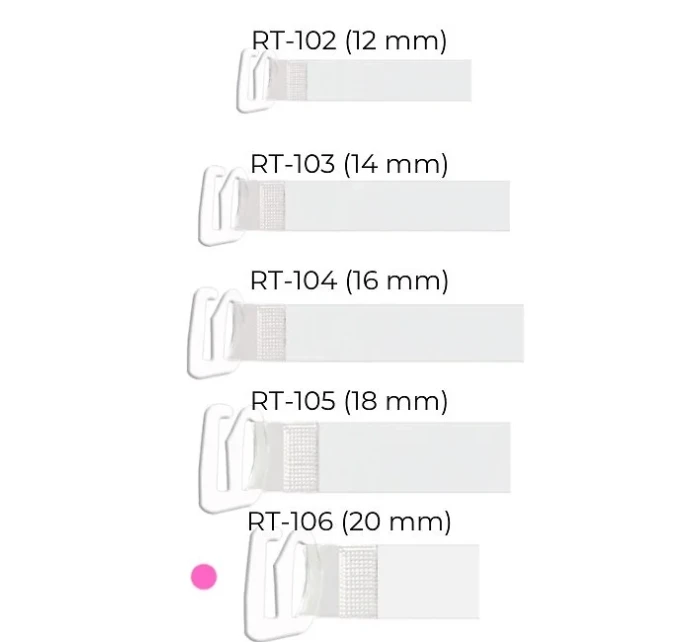 Silikonová ramínka s kovovým  RT 106 model 20705985 - Julimex