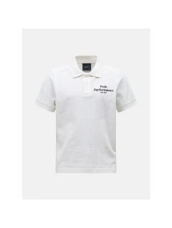 Polo tričko Peak Performance Jr Original Polo, bílé