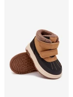 Dětské zimní boty sněhule na suchý zip Camel Darlene Dětské zimní boty sněhule na suchý zip Camel Darlene