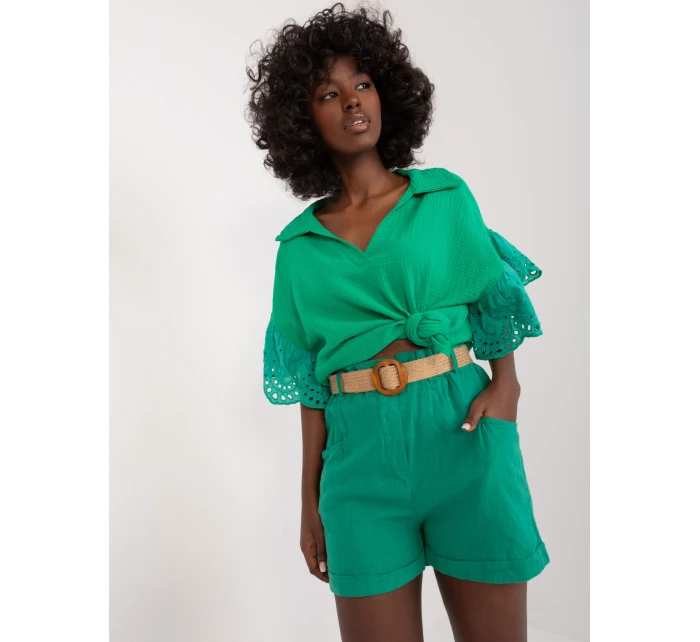 Šortky DHJ SN 2598.29X zelené