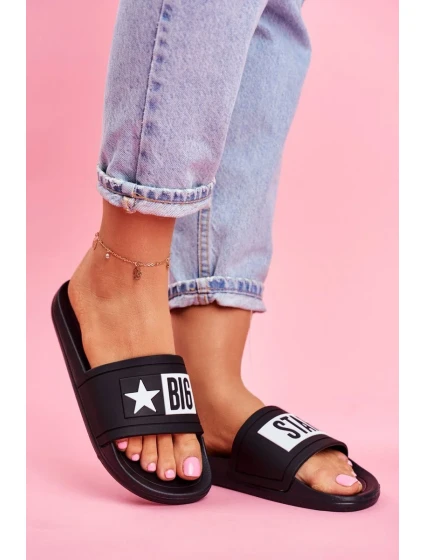 Dámske módne papuče Big Star - čierne Dámske módne papuče Big Star - čierne