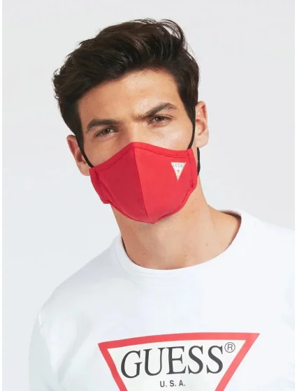 Bavlněná unisex rouška model 9081904 červená - Guess