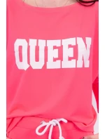 Sada s růžovým model 18744268 potiskem Queen - K-Fashion Sada s růžovým model 18744268 potiskem Queen - K-Fashion