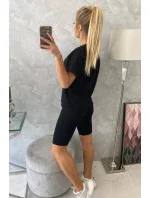 Súprava top+legíny čierna