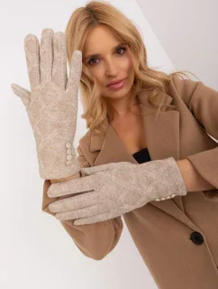 Rękawiczki AT RK model 19367839 beżowy - FPrice