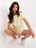 T shirt IR TS model 22097912 jasny żółty - FPrice