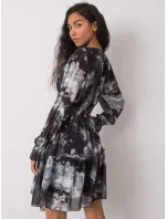 Šaty TW SK BI 1029.76 sivé čierne Šaty TW SK BI 1029.76 sivé čierne