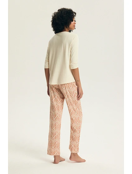 Dámské pyžamo  ecru  model 22032255 - Henderson