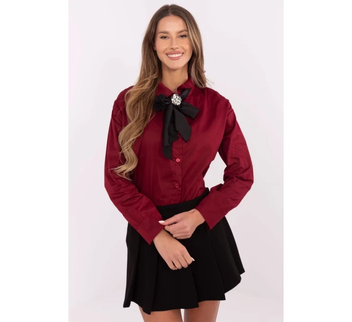 Košeľa s dlhým rukávom model 204399 Taliansko Moda