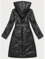 Čierna prešívaná bunda na patentky (B8179-1) Čierna prešívaná bunda na patentky (B8179-1)