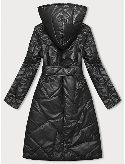 Černá prošívaná bunda na model 18846298 - S'WEST Černá prošívaná bunda na model 18846298 - S'WEST