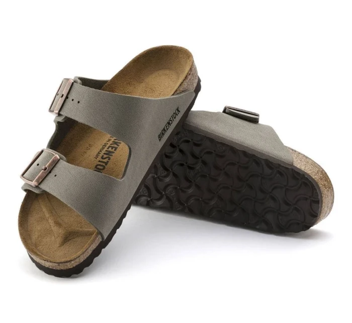pánské žabky Arizona Stone regular wide grey model 20693648 - Birkenstock pánské žabky Arizona Stone regular wide grey model 20693648 - Birkenstock