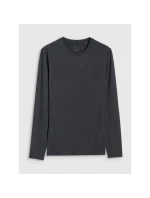 Pánske rýchloschnúce tréningové tričko s dlhým rukávom 4F 4FWMM00TFLOM507-20S pánske