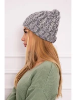 Dámska čiapka Eliza K205 grey+violet