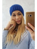 Magda chrpová čepice s lemem model 18751329 - K-Fashion Magda chrpová čepice s lemem model 18751329 - K-Fashion