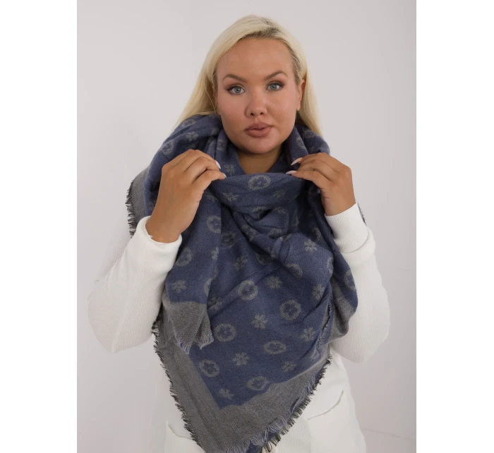 Šál AT SZ 1701.61 sivomodrý Šál AT SZ 1701.61 sivomodrý