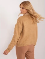 Sweter BA SW model 21055336 ciemny brązowy - FPrice