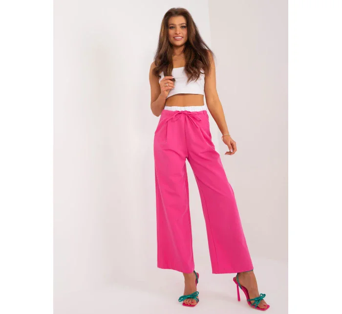 Spodnie DHJ SP model 21175319 fuksjowy - FPrice Spodnie DHJ SP model 21175319 fuksjowy - FPrice