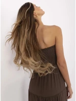 Šaty MI SK A2596.97 hnedé