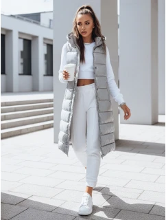Dámska prešívaná vesta GANTINI silver FashionStreet TY3744