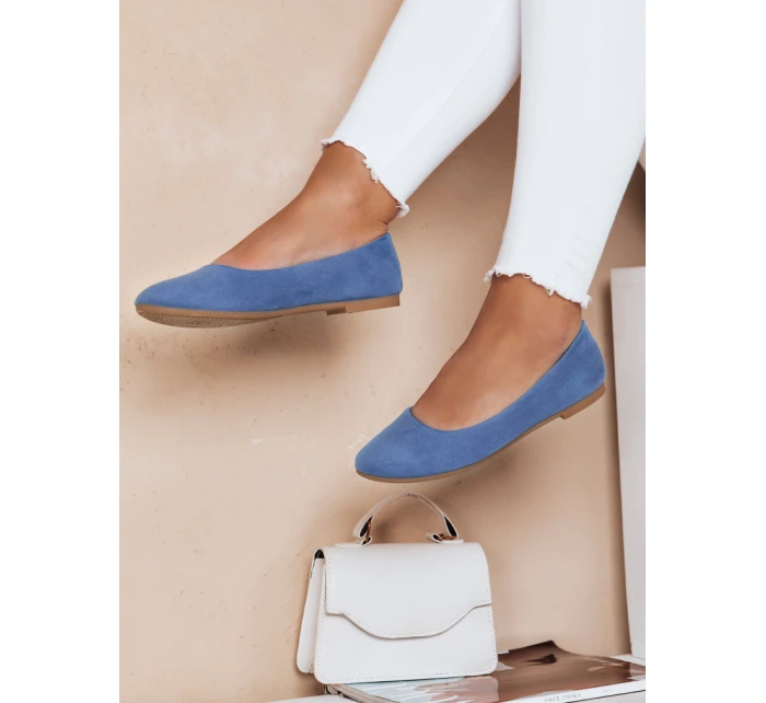 Dámské semišové baleríny modré Dstreet model 21983937 - FashionStreet Dámské semišové baleríny modré Dstreet model 21983937 - FashionStreet