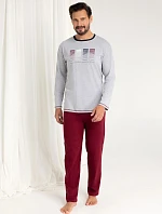 Regina 487 dĺžka/r M-XL Z25/26 pánske pyžamo