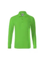 Polokošeľa Malfini Pique LS Jr MLI-24192 green apple