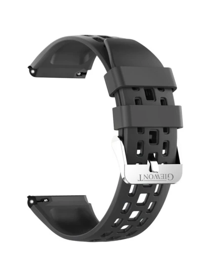 Remienok pre inteligentné hodinky GIEWONT GW440 GWP440-1 - silikónový čierny Remienok pre inteligentné hodinky GIEWONT GW440 GWP440-1 - silikónový čierny