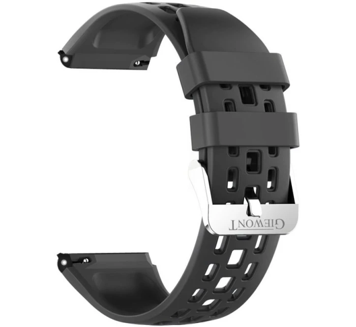 Remienok pre inteligentné hodinky GIEWONT GW440 GWP440-1 - silikónový čierny Remienok pre inteligentné hodinky GIEWONT GW440 GWP440-1 - silikónový čierny