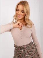 Bluzka RV BZ model 19069322 beżowy - FPrice