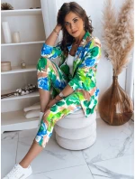 Dámské kalhoty FLOWER GARDEN zelené Dstreet model 21969449 - FashionStreet
