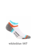 Pánske členkové ponožky Wola Sportive W91.1N3 Ag + vzor