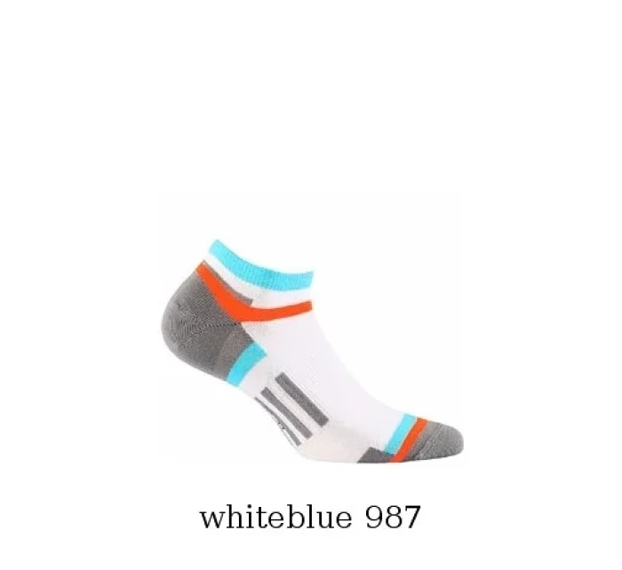 Pánske členkové ponožky Wola Sportive W91.1N3 Ag + vzor