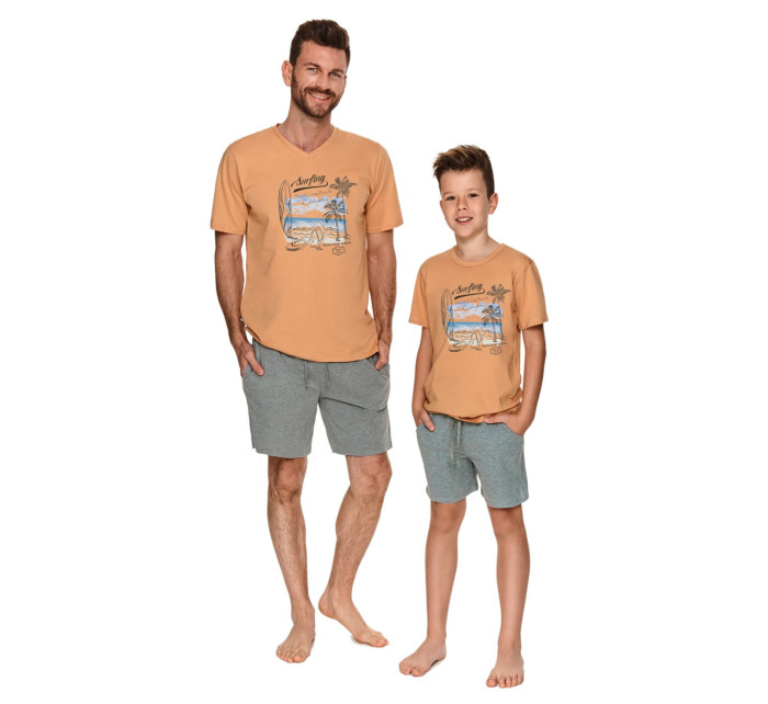 Chlapčenské pyžamo 2749 Wadim cinnamon - TARO
