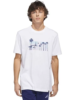 Pánske tričko adidas Summer Sunset Graphic white JZ7544 pánske