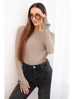 Dámska pruhovaná blúzka s bočným riasením Fango