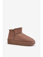 Dámské Sněhule Na Platformě model 21677079 Taupe - D.Franklin