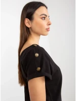 Dámská halenka TW BZ BL model 18027442 černá - FPrice Dámská halenka TW BZ BL model 18027442 černá - FPrice