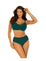 Dámske dvojdielne plavky Fashion 18 S940FA18-7 tm. zelené - Self