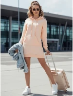 Dámska dlhá oversize mikina TIMMY pink FashionStreet EY1940